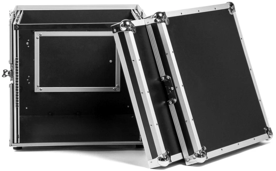 10/12 HE Kombicase ECO Winkelrack L-Rack DJ Rack Kombi Case Mixercase Flightcase - Bild 3 von 4