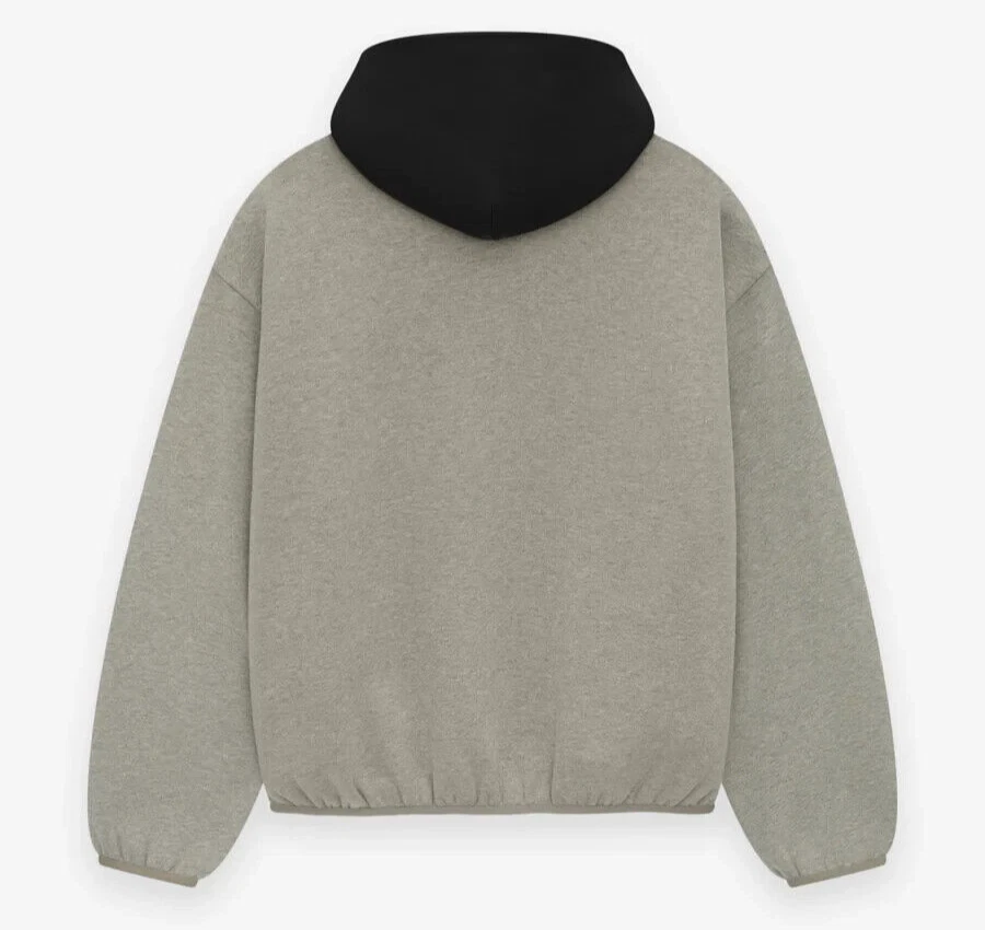 Felpa con cappuccio Fear of God NBA x ESSENTIALS pullover grigio NUOVO