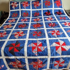 handmade custom 4th of July Quilt