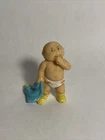 VTG 1984 Cabbage Patch Kids Doll PVC Figurine Figure Baby in Diaper Blue Blanket