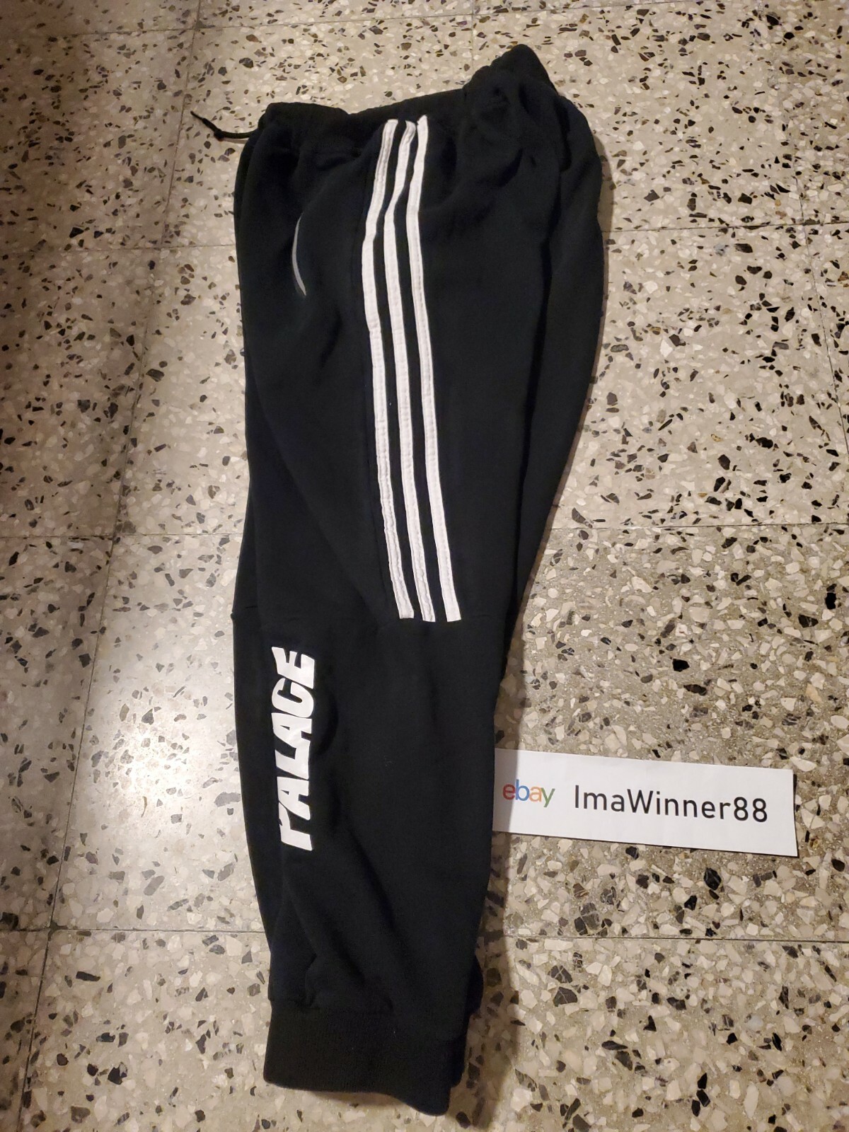 después del colegio Celda de poder Enfadarse Adidas x Palace Skateboards SS16 Track pant sweat pants black XS used | eBay