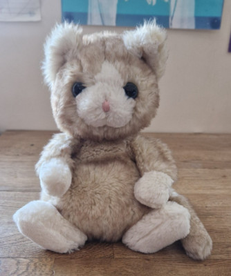 Jellycat Fäustling Kätzchen Molly Kitty Katze Plüsch Vintage Stofftier Stofftier 