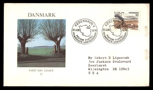 Mayfairstamps Denmark FDC 1974 Landscape Painting First Day Cover aaw_37925
