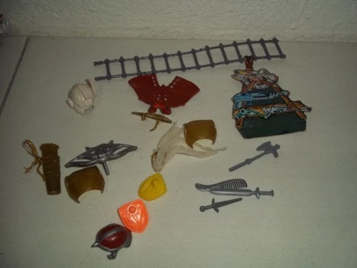 VINTAGE GI JOE MOTU SHE RA TMNT STAR WARS PART ACCESSORY WEAPON LOT