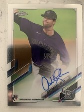 2021 Topps Chrome Ashton Goudeau Rookie Autograph Colorado Rockies #RA-AGO