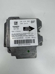OPEL ASTRA G Estate F35 Airbag-Steuergerät 09229302 2.00 Diesel 74kw 33349312