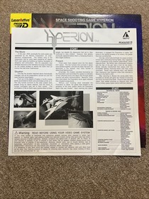 Pioneer Laser Active Hyperion Space Shooting Game with Manual and Box