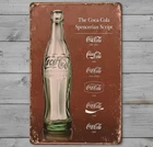 Coca-Cola Spencerian Script 8 x 12 Vintage Novelty Metal Sign Made In USA New!