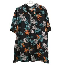 NWT Men's JACK O'NEILL Relaxed Fit Surf Hawaiian Button Up Shirt, Sz XL