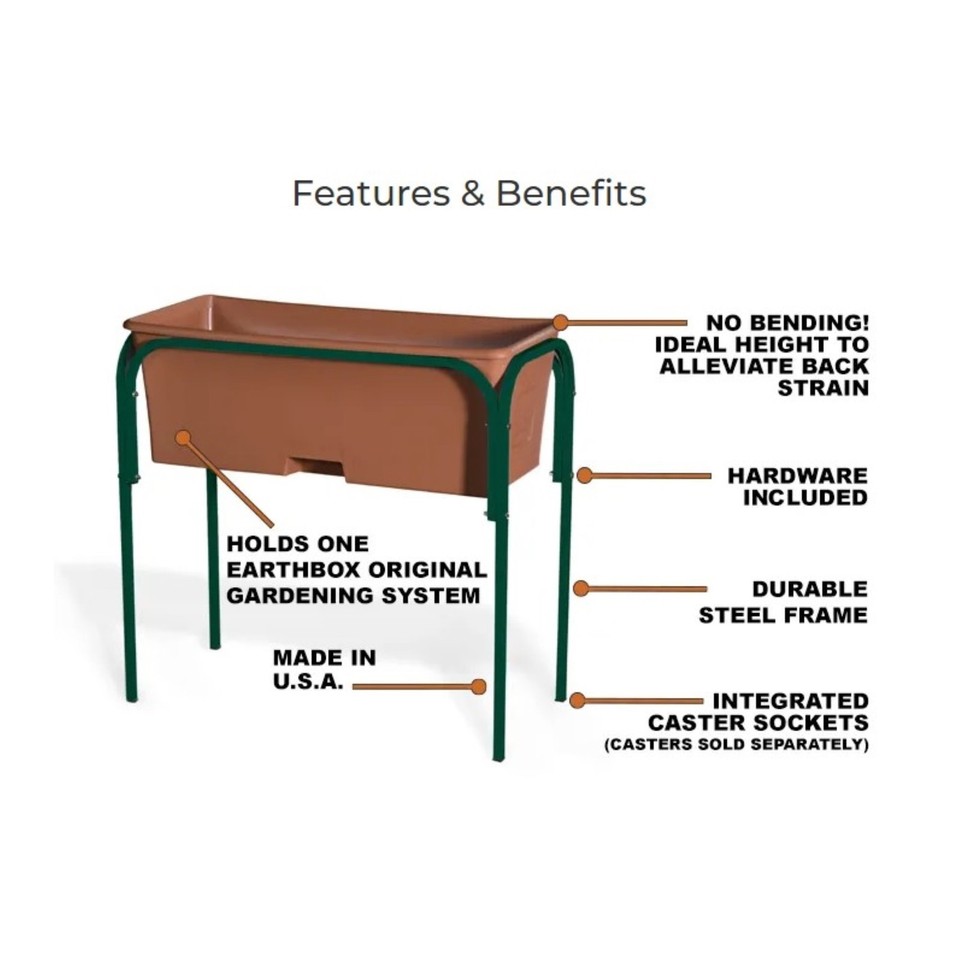 EarthBox Garden Stand – Elevated Metal Stand for Original EarthBox ...