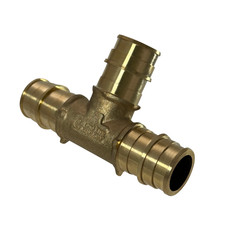 1 Pack XFITTING 3/4" PEX-A Expansion Tee, F1960 Tee, Lead Free Brass