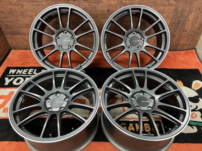 Set Of 4 Wheels Only Enkei Revolution Gtc01 Rr 18 Inch 7.5J 45 8.0J 50 114.3-5H