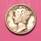 1929 P Mercury Dime