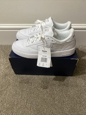 Reebok Classic Club C 85. UK 6. 100213080. Box mit Deckel. Neu Mit Etikett. weiß