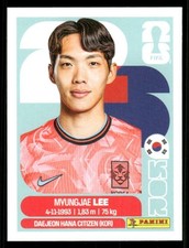 2026 USA Fifa World Cup Panini Sticker MYUNGJAE LEE Korea Republic KOR9