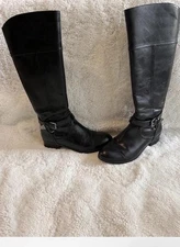 Coach And Four Women's Black Riding Boots Size 6.5
