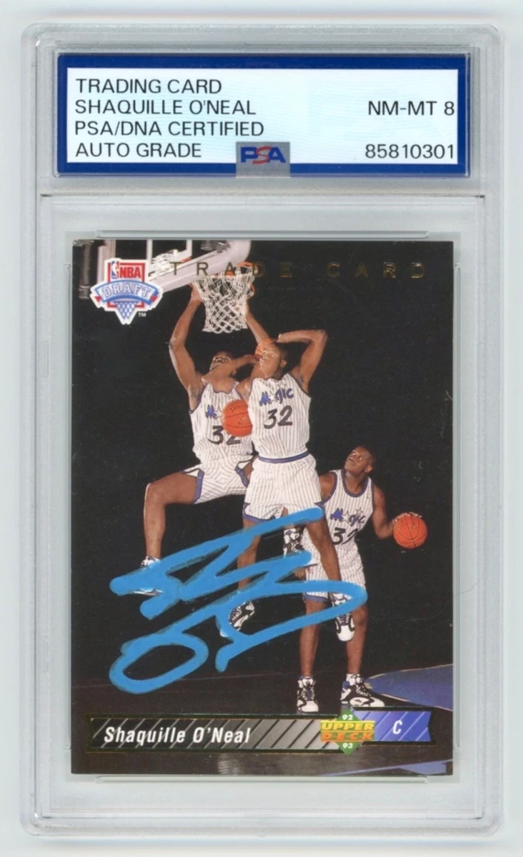 Shaquille O'Neal Autographed Basketball Trading Cards for sale | eBay