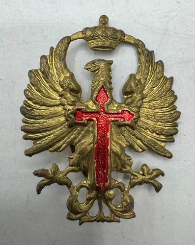 New ListingSpanish Fascist Franco Cap Helmet Insignia Civil War Military Tanker Post WW2