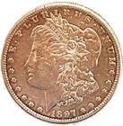 1897 S Morgan Very nice AU coin good luster bright & shiny free shipping Sigma++