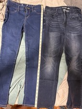 Girls Jeans X2 Size 12 Old Navy Cat Jack Super Skinny Stretch.