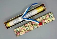 ⭕️ ISRAEL JUDAICA JUBILEE ISSUE 1998 DECLARATION SCROLL SET W/SILVER MEDAL MINT