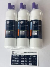 (3)Crystala Filters Refrigerator Water Filter Compatible with W10295370A, EDR1RX