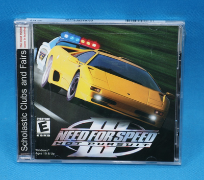 #ad NEED FOR SPEED HOT PURSUIT III WINDOWS PC NEW SEALED RARE SCHOLASTIC VERSION $59.77