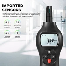 JD-861 Digital Temperature Humidity Tester Wet Bulb Temperature/ Dew Point
