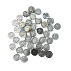 Lot Of 40 Silver Dimes Mixed Years