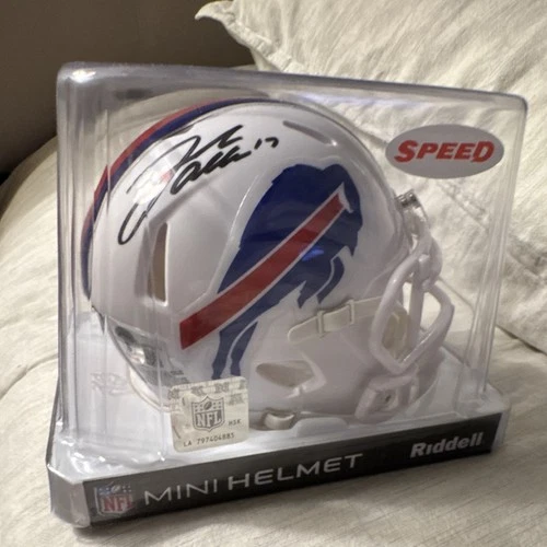Josh Allen Buffalo Bills Autographed Riddell Speed Mini Helmet Beckett Auth