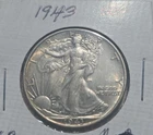 Liberty Walking 1943 Silver Half Dollar 50C Circulated US Coin