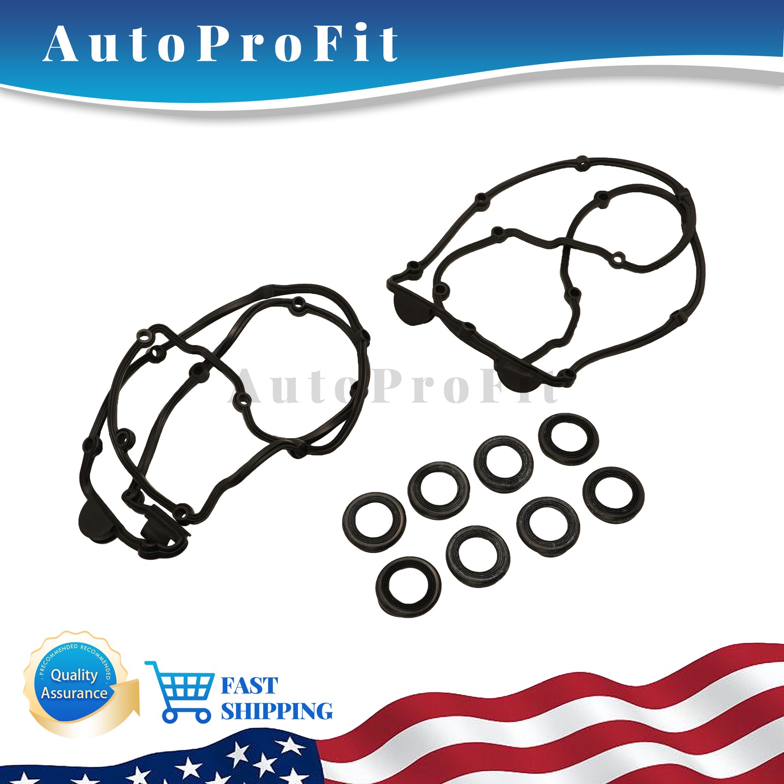 NEW For Maserati Quattroporte GranTurismo Valve Cover Gasket Set 264986 264987