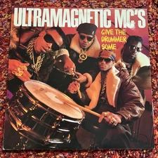 Ultramagnetic MC's ‎– Give The Drummer Some / Moe Luv's Theme, OG 1989 Promo VG+