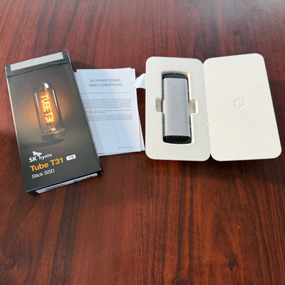 SK Hynix Tube T31 1TB Stick Type USB Portable SSD 1 TB - in Open