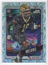 #165 2024 Topps Chrome Cosmic Nucleus Bub Means Rookie New Orleans Saints