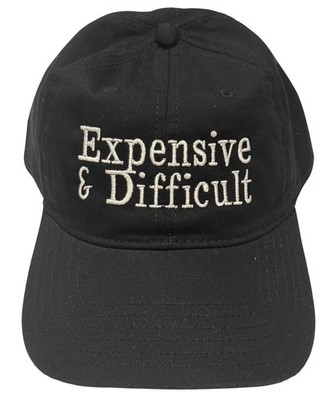 Expensive & Difficult 2503 - Embroidered Adjustable Hat