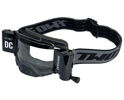 Motocross Brille TWO-X Atom Crossbrille grey OUTBREAK DIRTCAST Roll Off