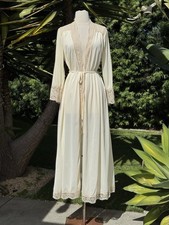 Vintage 1970s Olga Robe Light Pink Size Medium