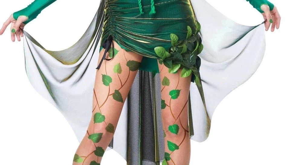 Acessório de cinto hera venenosa beleza letal capa de fada envoltório cintilante laço de dedo - Imagem 2 de 4