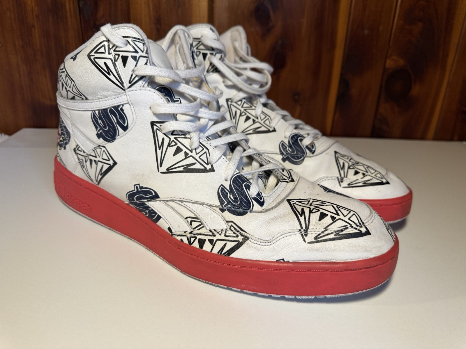 Rebook BBC BB4600 Ice Cream \'Diamonds & Dollars\' FW7501 size 6.5 READ Reebok BBC Ice Cream x BB4600 Diamonds & Dollars for Sale  main image 2