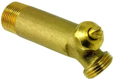 RHEEM PT16830E Drain Valve 3-1/2" Brass 3/4" Threaded Garden Hose Connection