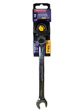 Westward 1LCN6 14mm Locking Flex Head Ratcheting Combination Wrench