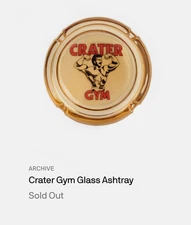 A24 Love Lies Bleeding Crater Gym Kristen Stewart Dave Franco Ashtray NEW