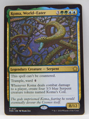 Magic the Gathering: Foundations Promo #121 - KOMA, WORLD-EATER