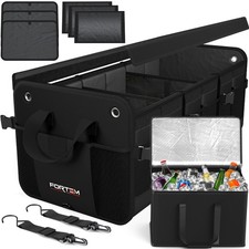FORTEM Trunk Organizer with Cooler For SUV Car Organizer and Storage, Collaps...