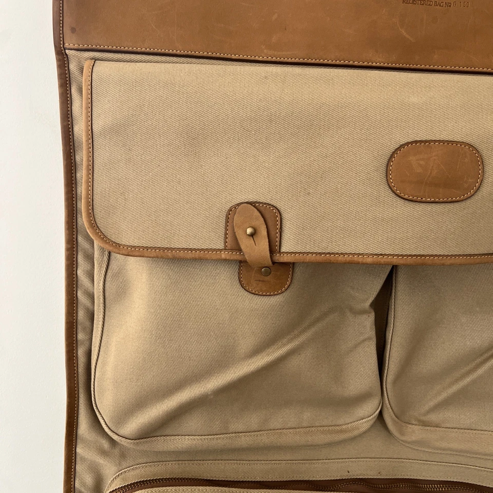 Bolso de Ropa Marley Hodgson Original Ghurka Nº 26 The Longsuit de Lona y Cuero Foto 3 de 4