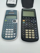 Texas Instruments TI-83 Plus Graphing Calculator TI-30XS TESTED  Covers Included