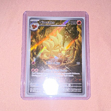 Ninetales 199/197 SV03 Obsidian Flames Illustration Rare Full Art Holo EN