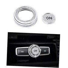 LECART Bling Volume Knob Cover Fit for Mercedes Benz C-Class E-Class CLA CLS