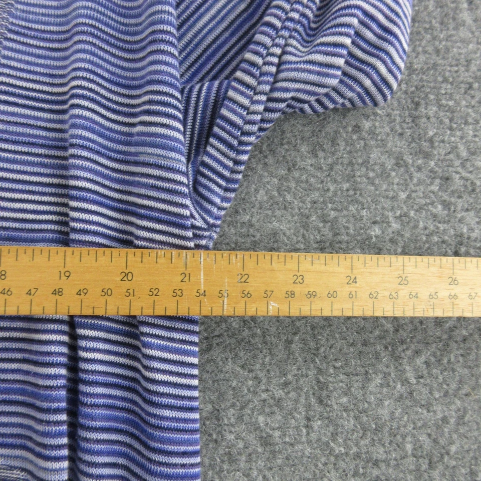 Suéter St. Croix Shop para Hombres 2XL Azul Rayas Cuello Redondo Tejido Pullover Hecho en EE. UU. Foto 4 de 4